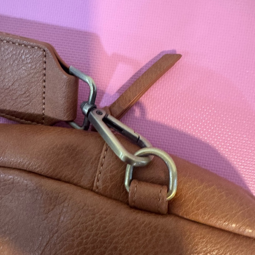 Anthropologie Urban Originals Liberty Sling Bag Tan Crossbody - Picture 4 of 9